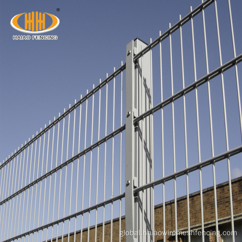 Germany Double Rod Mat pvc coated double fence twin wire panel fence Manufactory